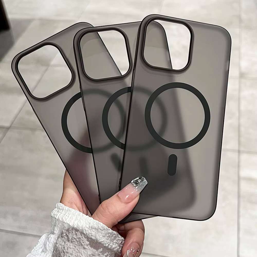 Magsafe Wireless Charger - Funda magnética ultrafina mate para Magsafe,