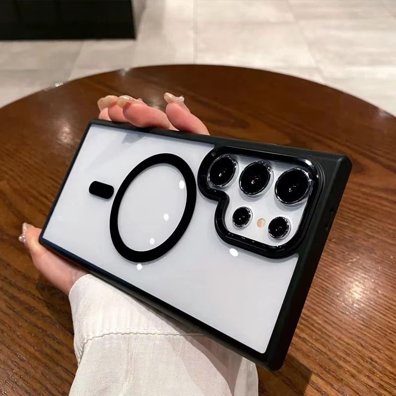 Magsafe Wireless Charger - Funda Magnética Transparente para Carga Inalámbrica