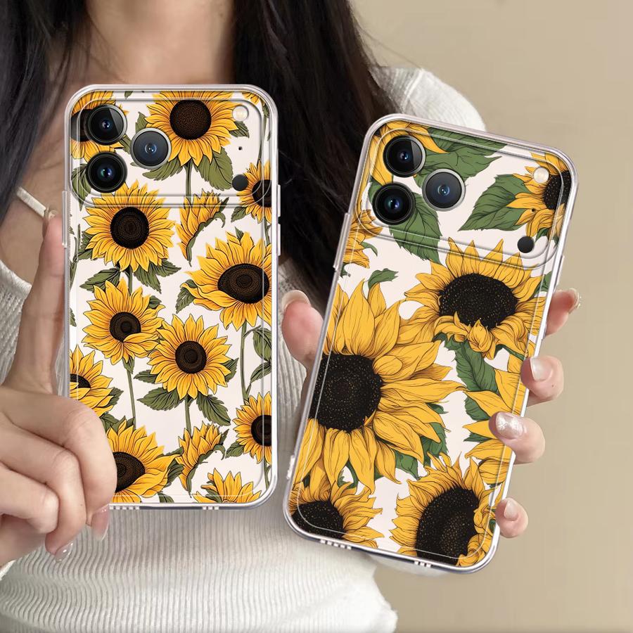 Phone Accessories Kiosk - Funda con Diseño de Girasoles para