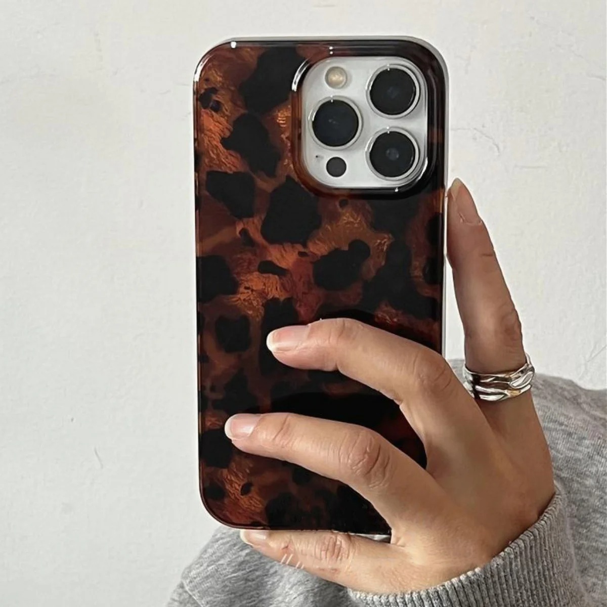 Phone Accessories List - Funda de Teléfono con Textura Retro
