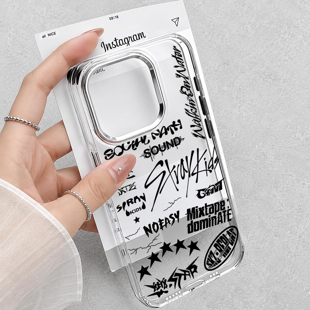 Phone Accessories Kiosk - Funda Transparente Suave para Teléfono Kpop