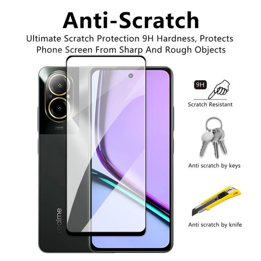 Vidrio Templado 4 en 1 para Re - Realme C67 reseña y precio